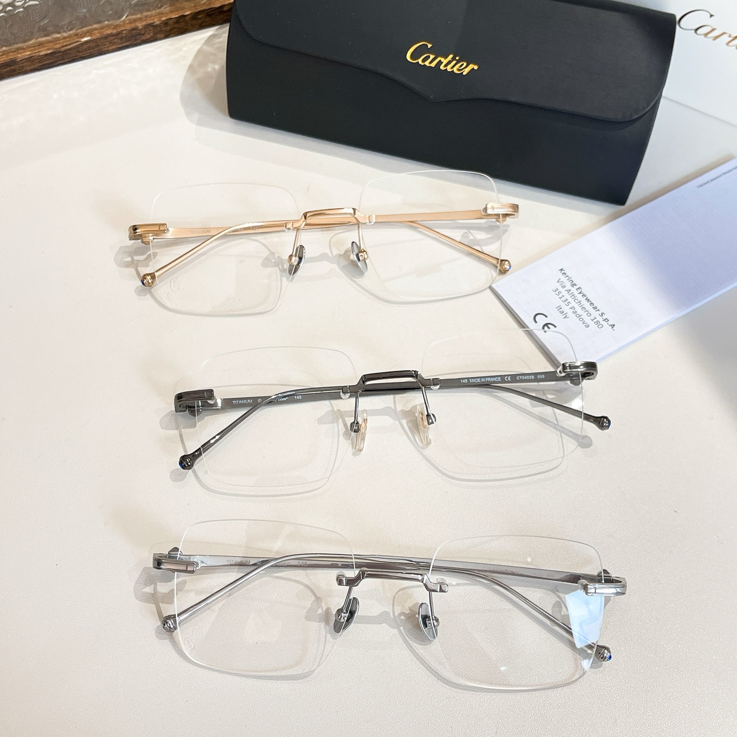 Cartie*✨✨✨MODEL：CT0403S  ✨✨✨SIZE 65口15-115✨✨✨ 钛～