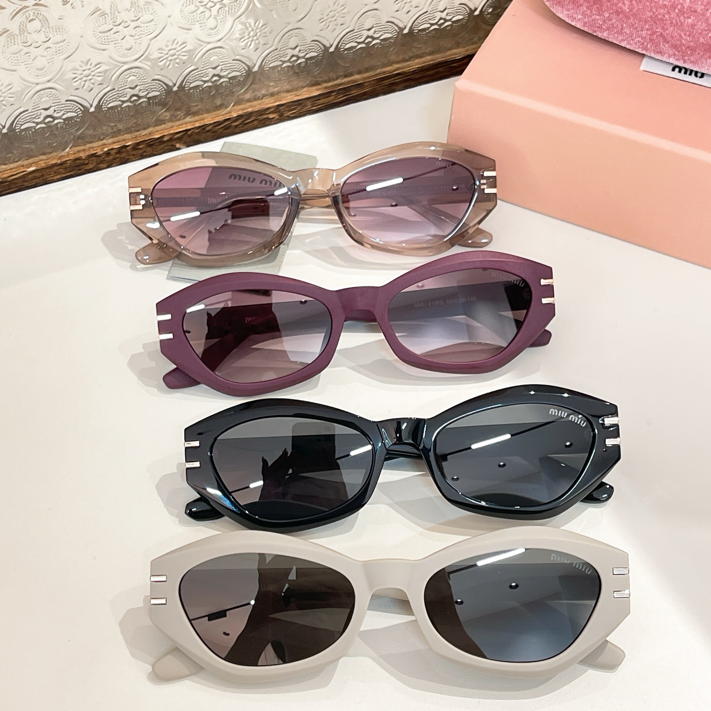 MIU M*🎀🎀🎀MODELSMU 41WS🎀🎀🎀SIZE：55口20-148🎀🎀🎀