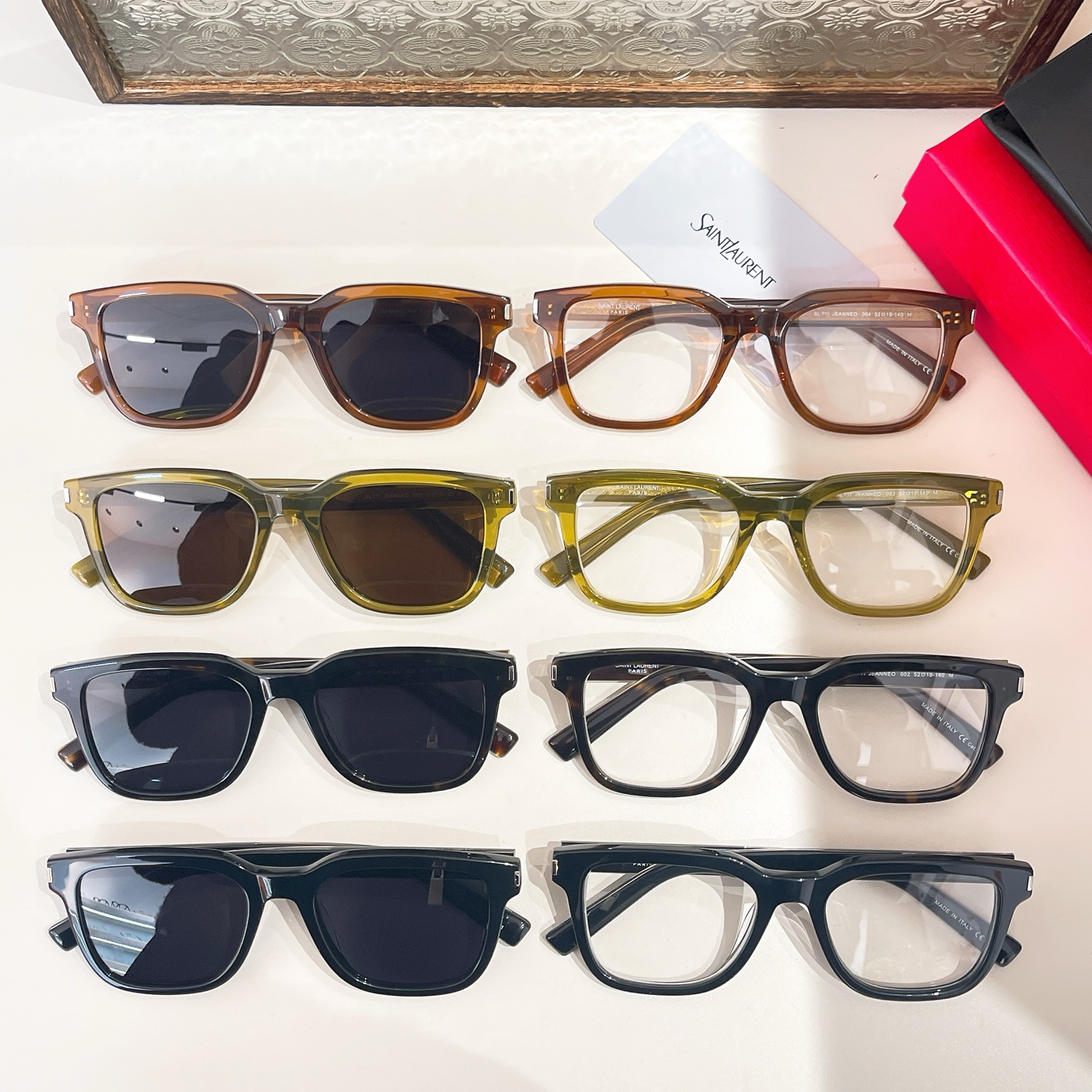 SAINT LAUREN*💫💫💫MODEL：SL 711💫💫💫SIZE：52口19-140💫💫💫