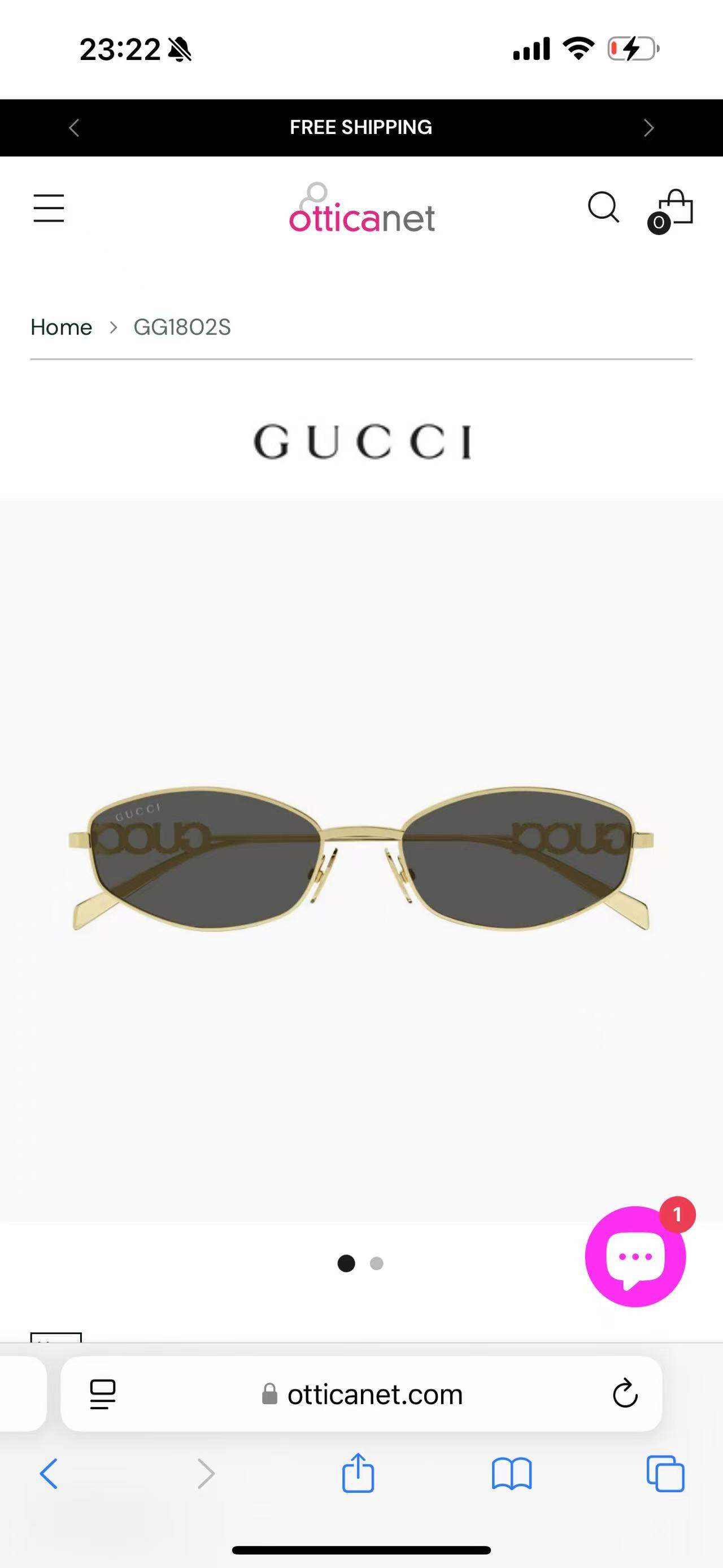 GUCC*✨✨MODEL：GG1802S✨✨✨ SIZE58口18-145✨✨ ✨