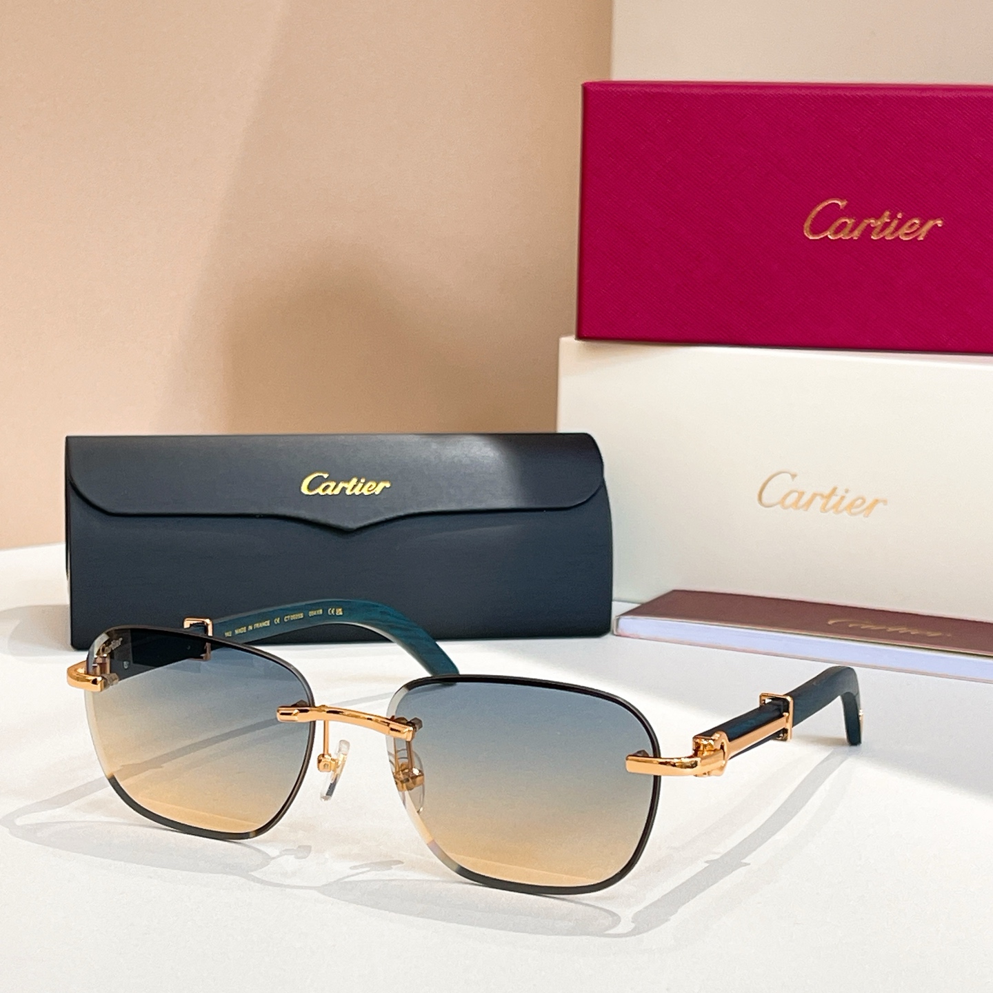Cartie*✨✨✨MODEL：CT0605S✨✨✨SIZE：59口17-142✨✨木腿～～