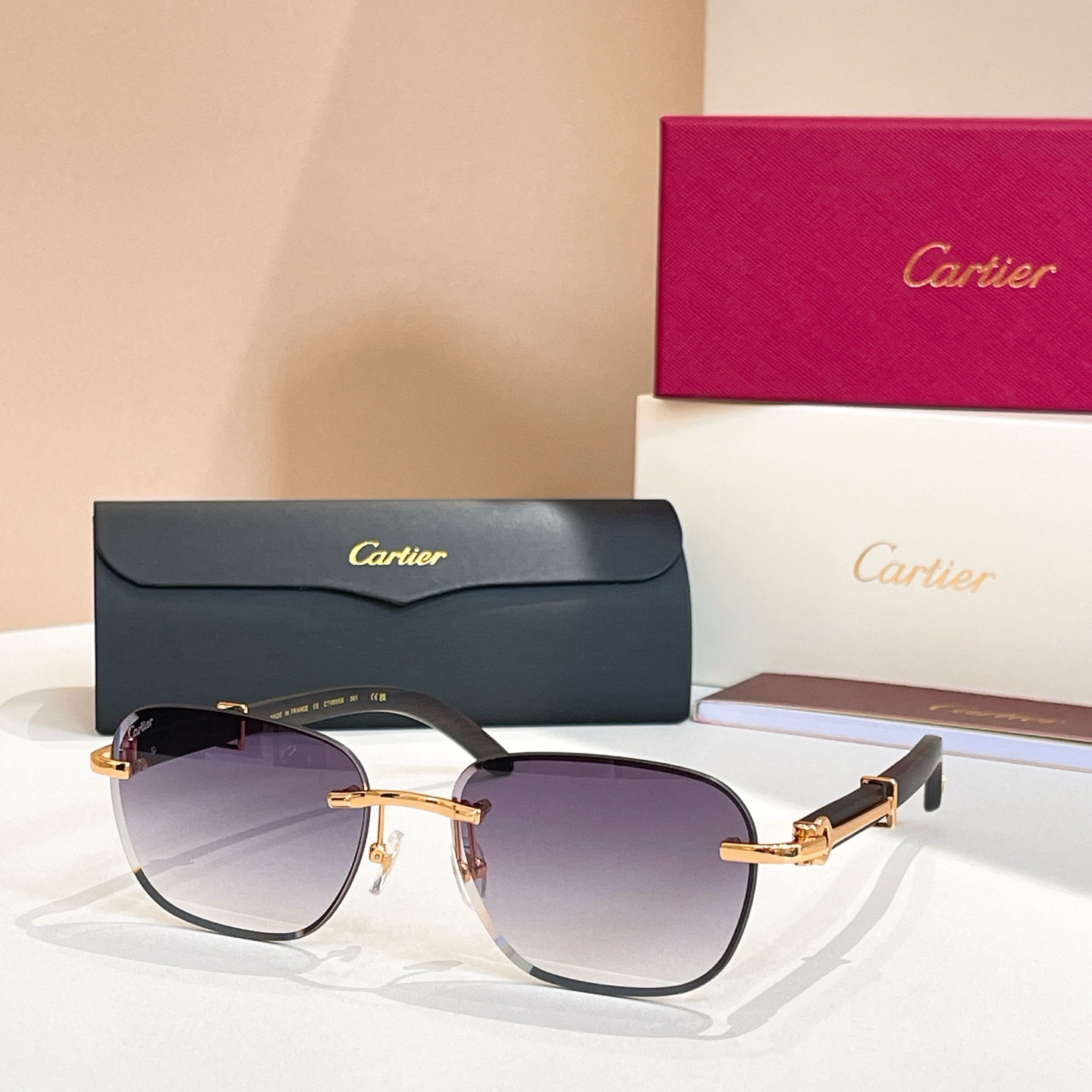 Cartie*✨✨✨MODEL：CT0605S✨✨✨SIZE：59口17-142✨✨木腿～～
