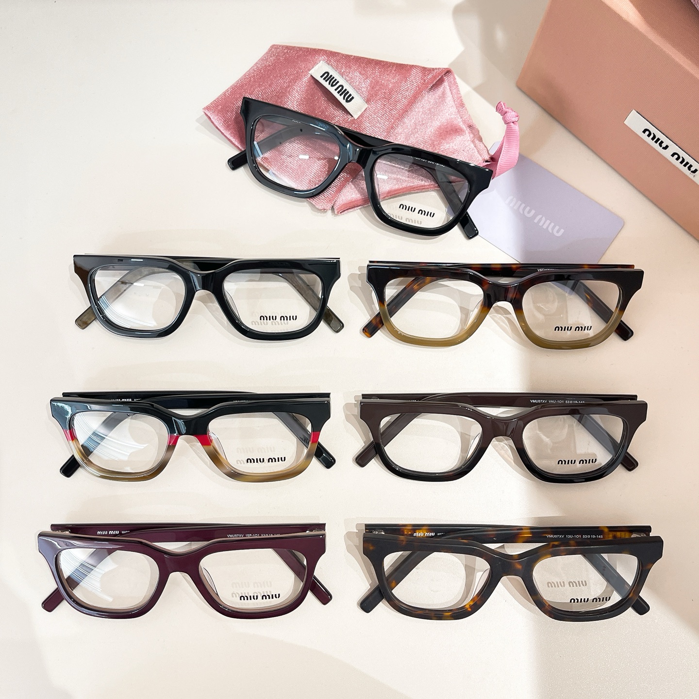 MIU MI*🎀🎀🎀MODELVMU07XV🎀🎀🎀SIZE：53口19-145🎀🎀🎀