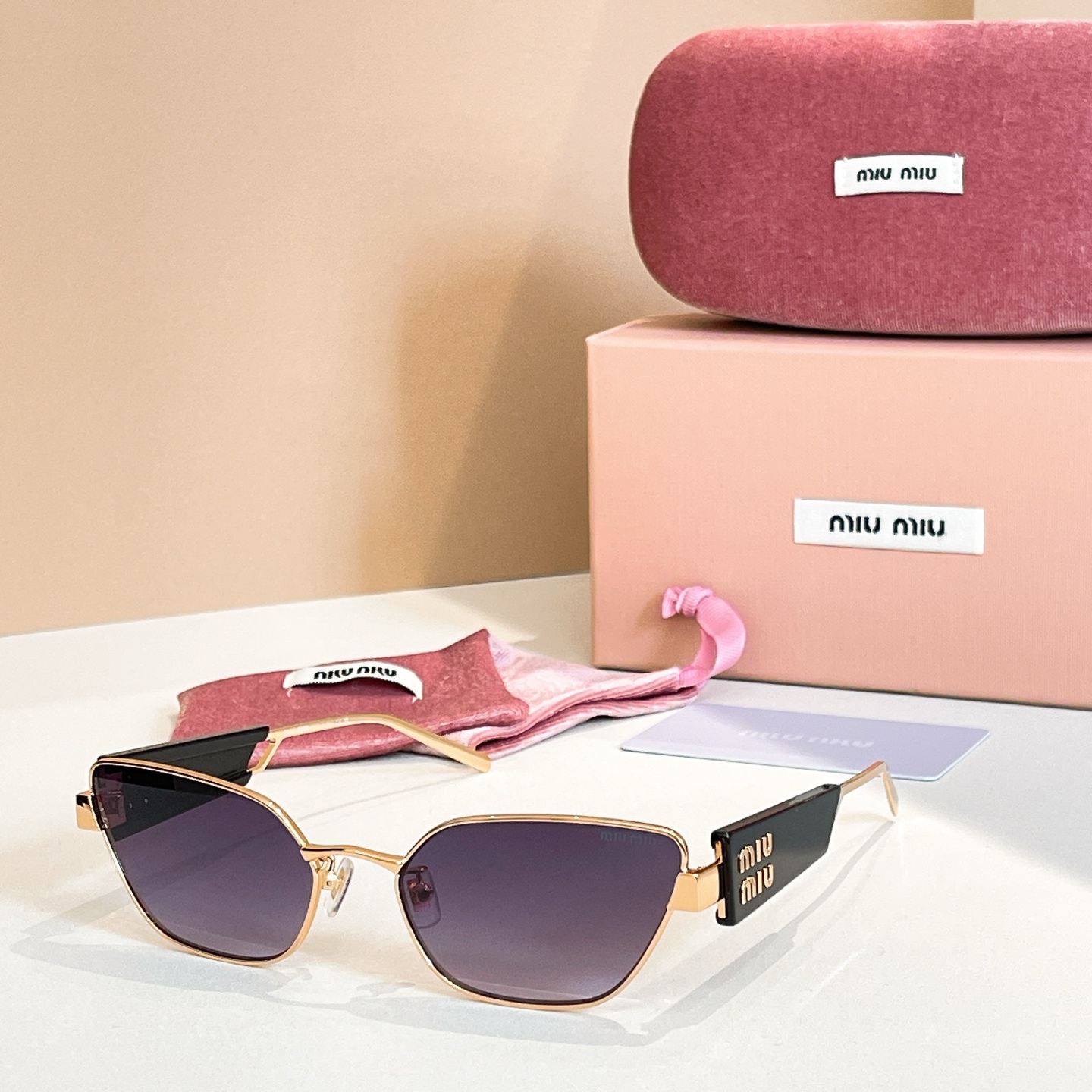 MIU MI*🎀🎀🎀MODELSMU 65WS 🎀🎀🎀SIZE：58口19-140🎀🎀🎀