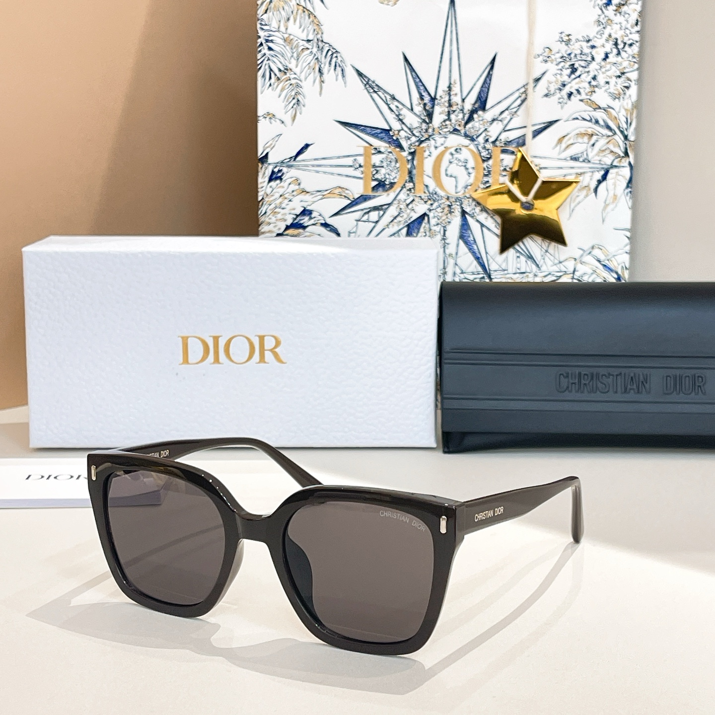 DIOR✨✨✨MODEL CD 0254S✨✨✨SIZE：53口21-145✨✨✨ 