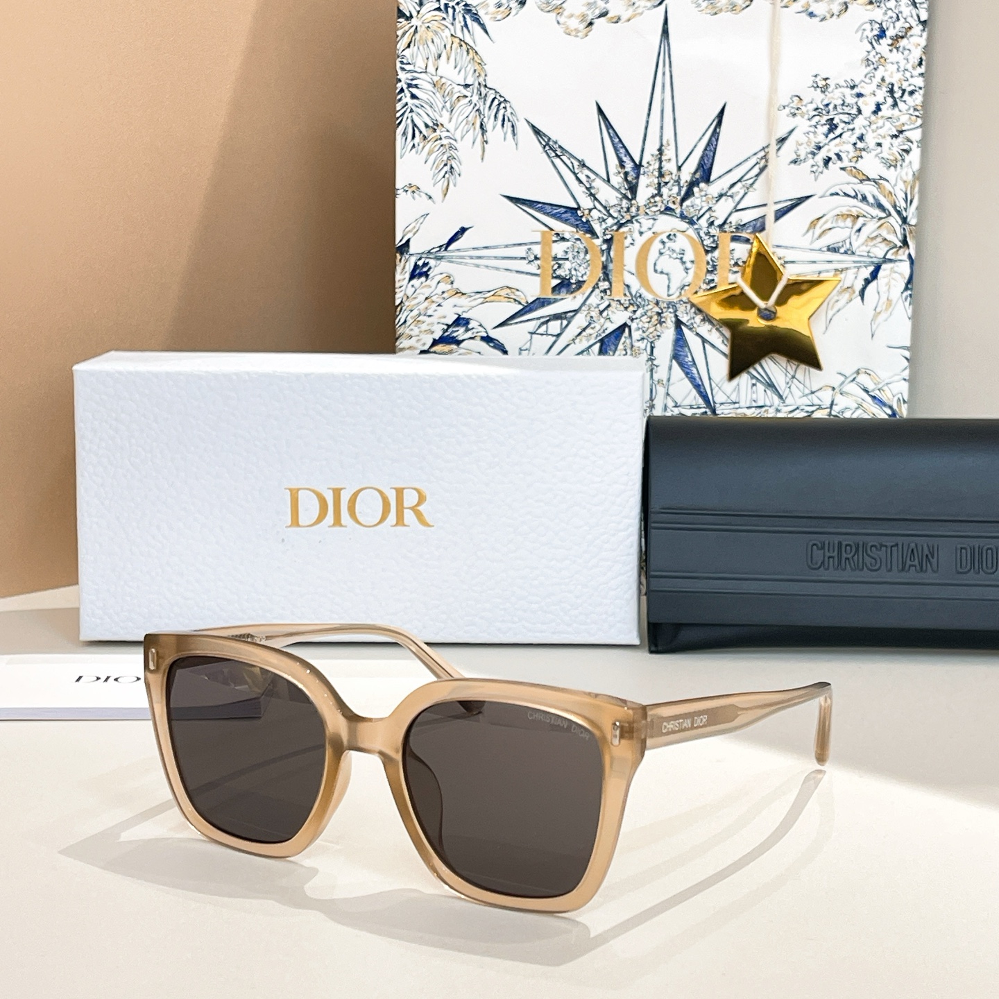 DIOR✨✨✨MODEL CD 0254S✨✨✨SIZE：53口21-145✨✨✨ 