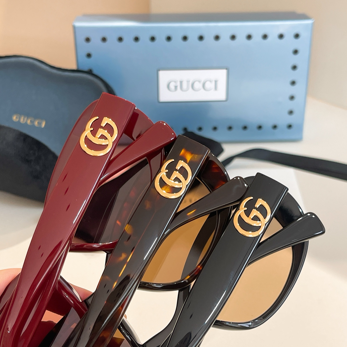 GUCC*🐝🐝🐝MODEL：GG1829SK🐝🐝SIZE：53口17-145🐝🐝🐝倪妮同款~~