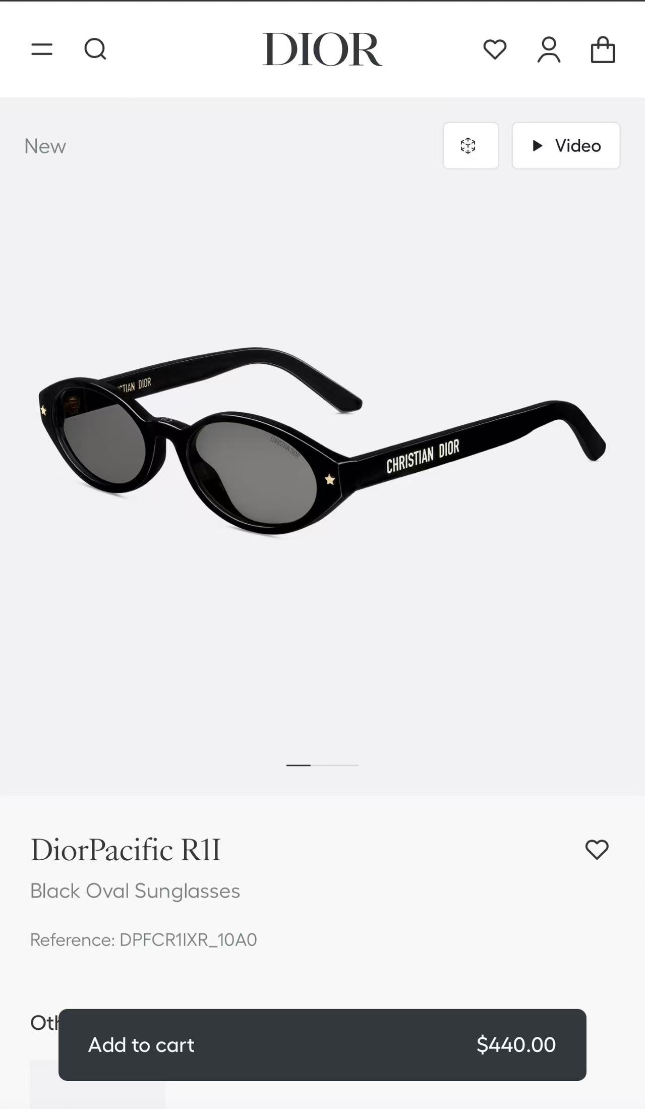 DIOR✨✨✨MODEL DiorPacific R1I ✨✨✨SIZE：53口21-145✨✨✨