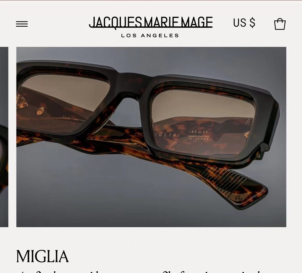 JACQUES MARIE MAG🌟🌟🌟MODEL MIGLIA 🌟🌟SIZE：47口26🌟🌟🌟配送盒子