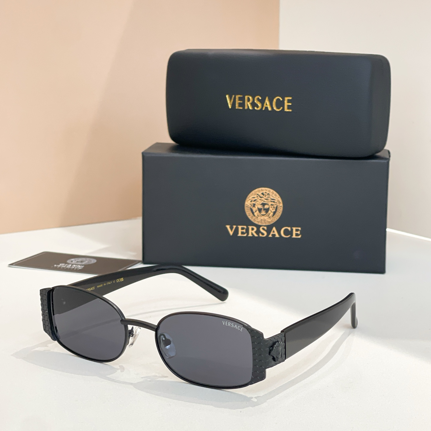 VERSACE 太阳镜 金属 板材 矩形