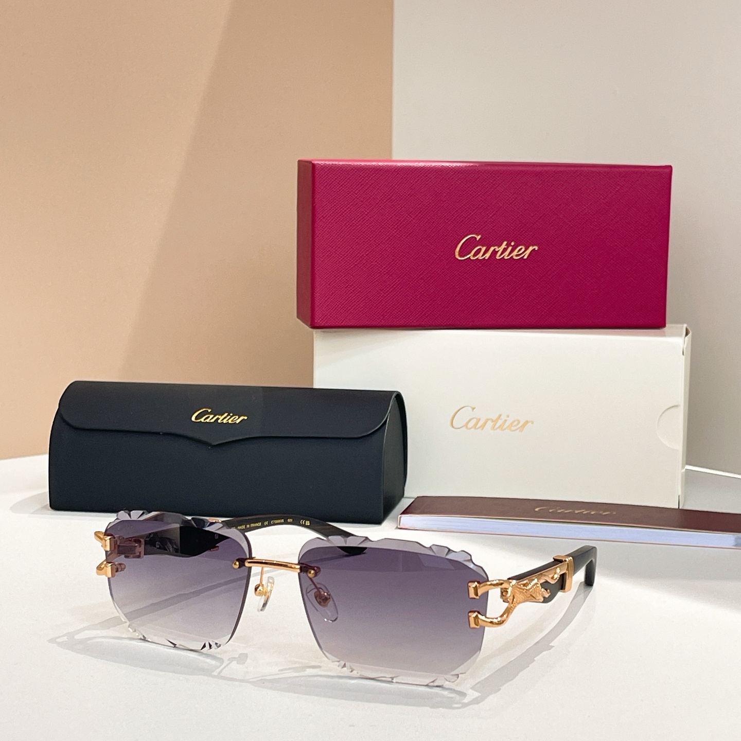 Cartie*✨✨✨MODEL：CT0593S ✨✨✨SIZE 56口16-145✨✨✨太阳～,变色镜片