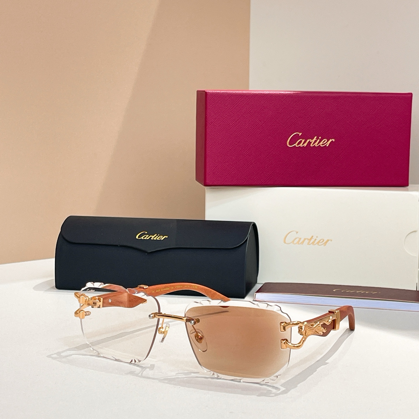 Cartie*✨✨✨MODEL：CT0593S ✨✨✨SIZE 56口16-145✨✨✨太阳～,变色镜片
