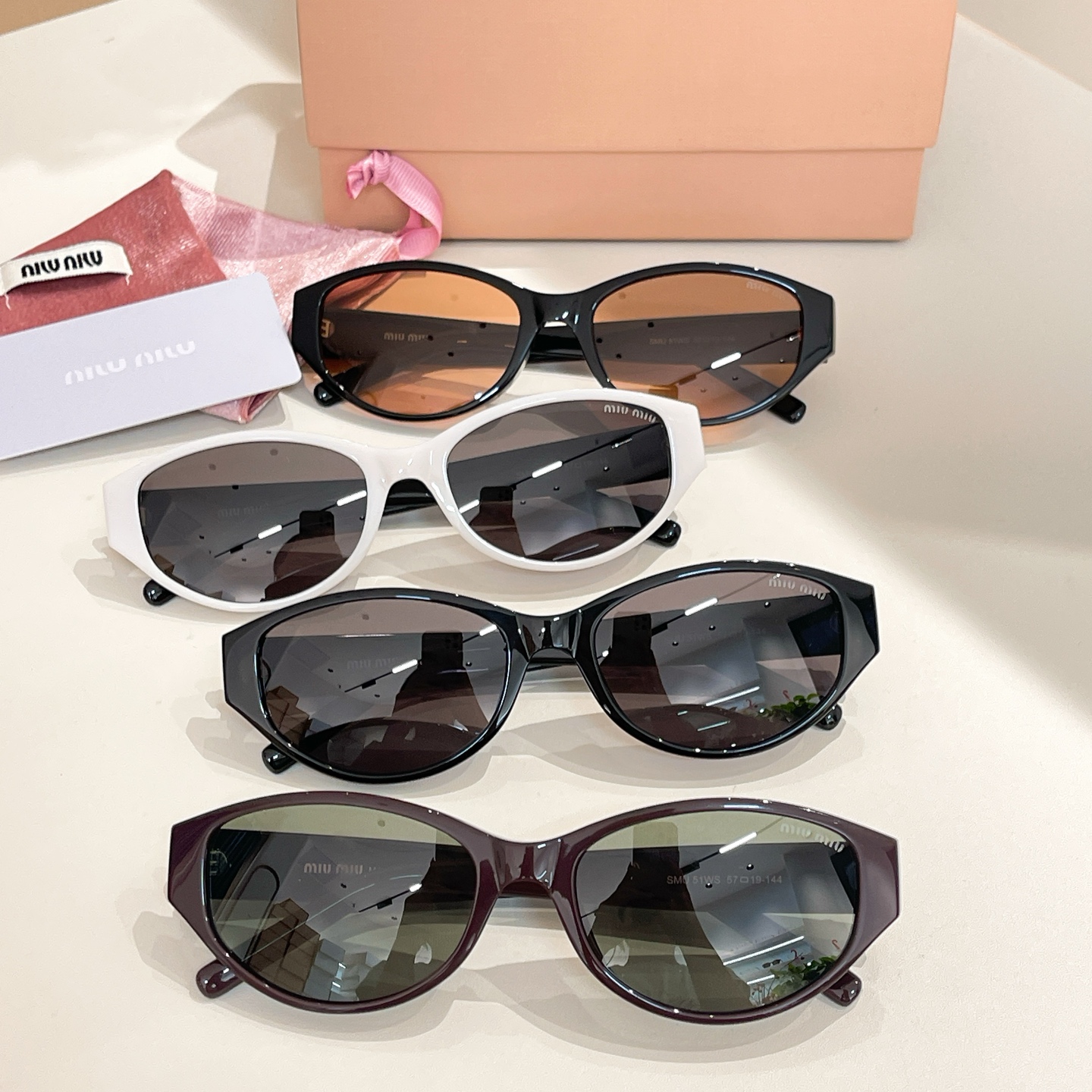 MIU MI*🎀🎀🎀MODELSMU 51WS 🎀🎀🎀SIZE：57口19-144🎀🎀🎀 