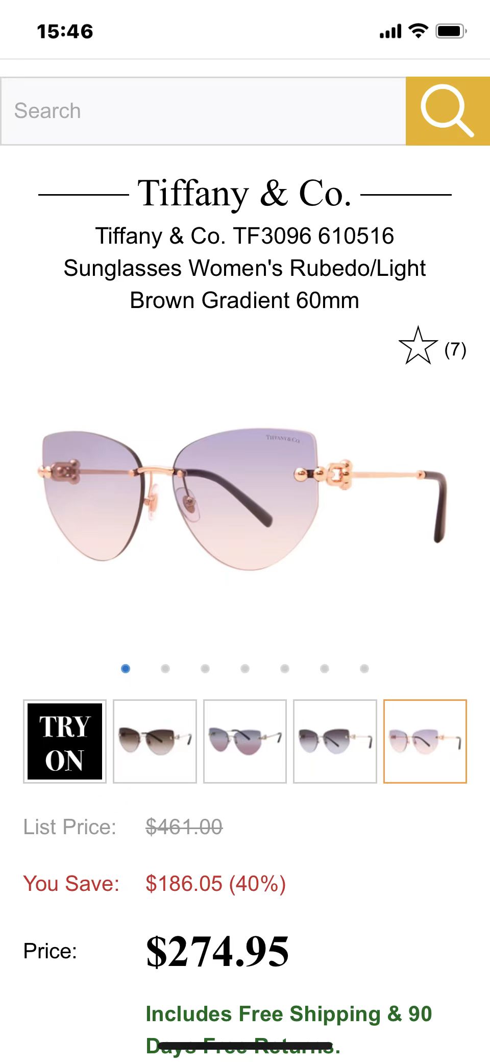 TIFFANY&Co.✨✨✨MODEL：OTF3096 ✨✨✨ SIZE：53口18-140✨✨✨