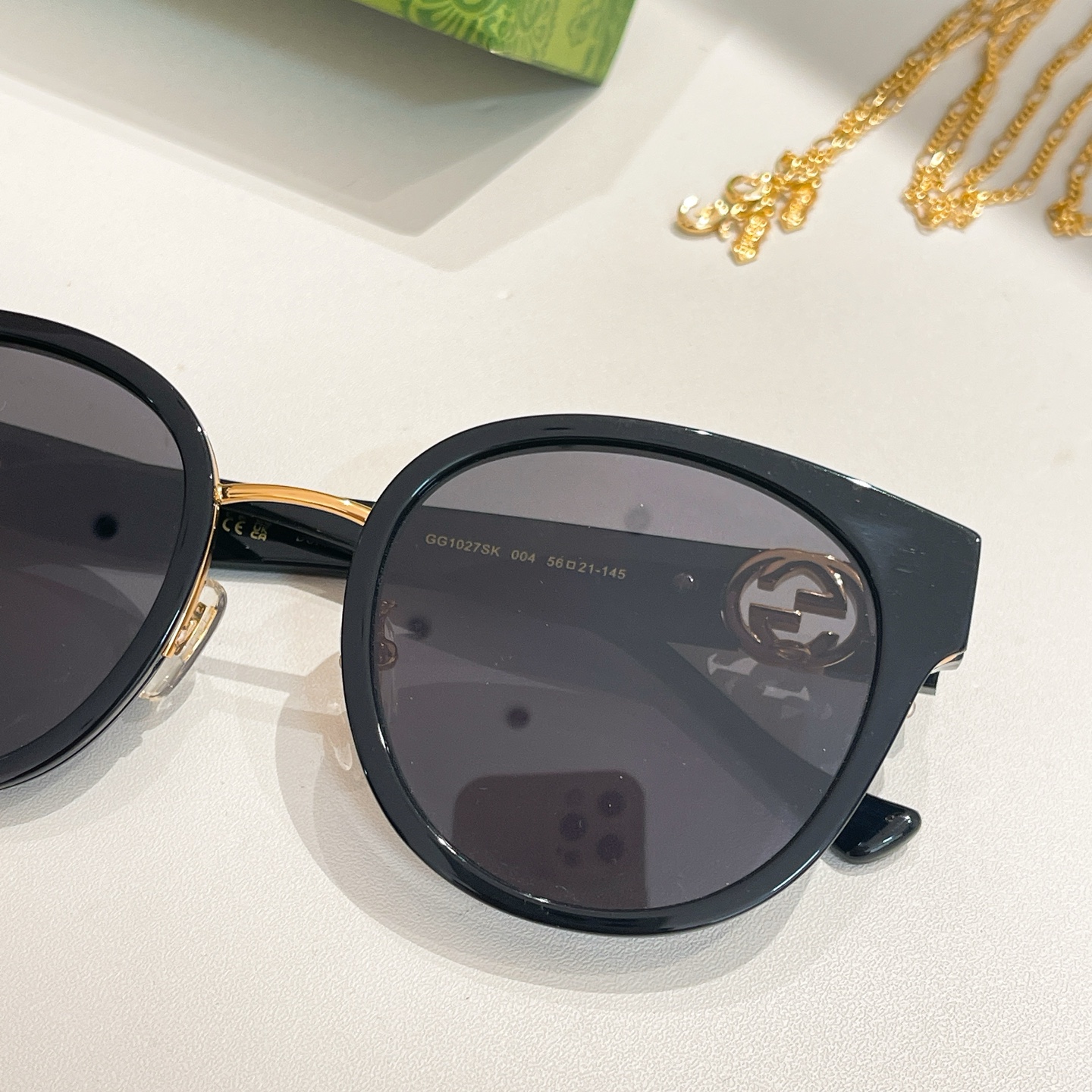 GUCC*🐝🐝🐝MODEL：GG1027SK 🐝🐝🐝SIZE：55口19-145🐝🐝