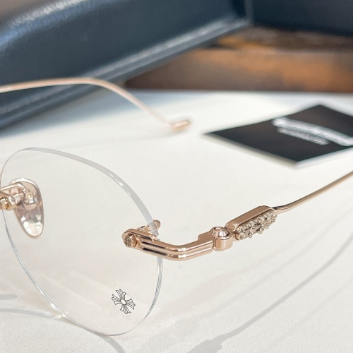 CHROME HEARTS SOFFFFFFFFERS I Rose Gold Rimless Eyeglasses 4920-148 1 CHROME HEARTS SOFFFFFFFFERS I Rose Gold Rimless Eyeglasses 4920-148