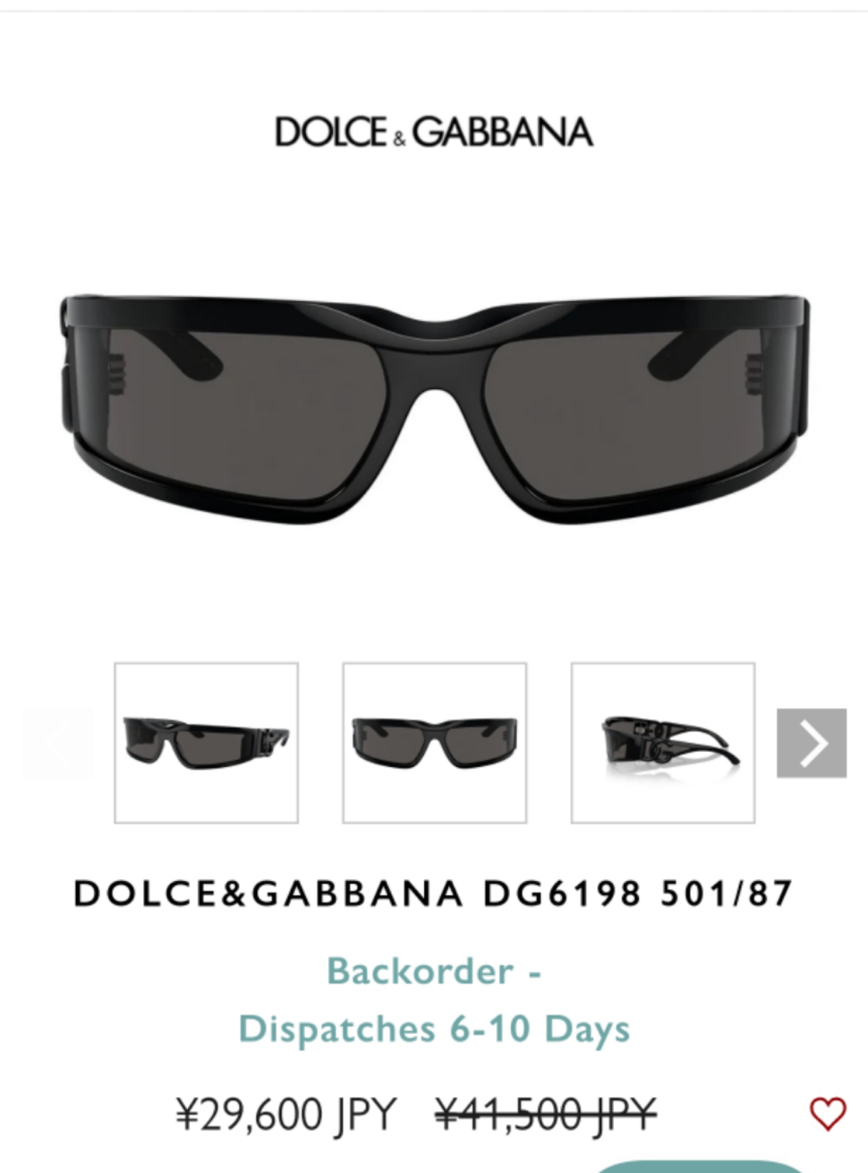 DOLCE & GABBAN*🌟🌟🌟MODEL：DG6198  🌟🌟🌟SIZE63口16-130🌟🌟🌟