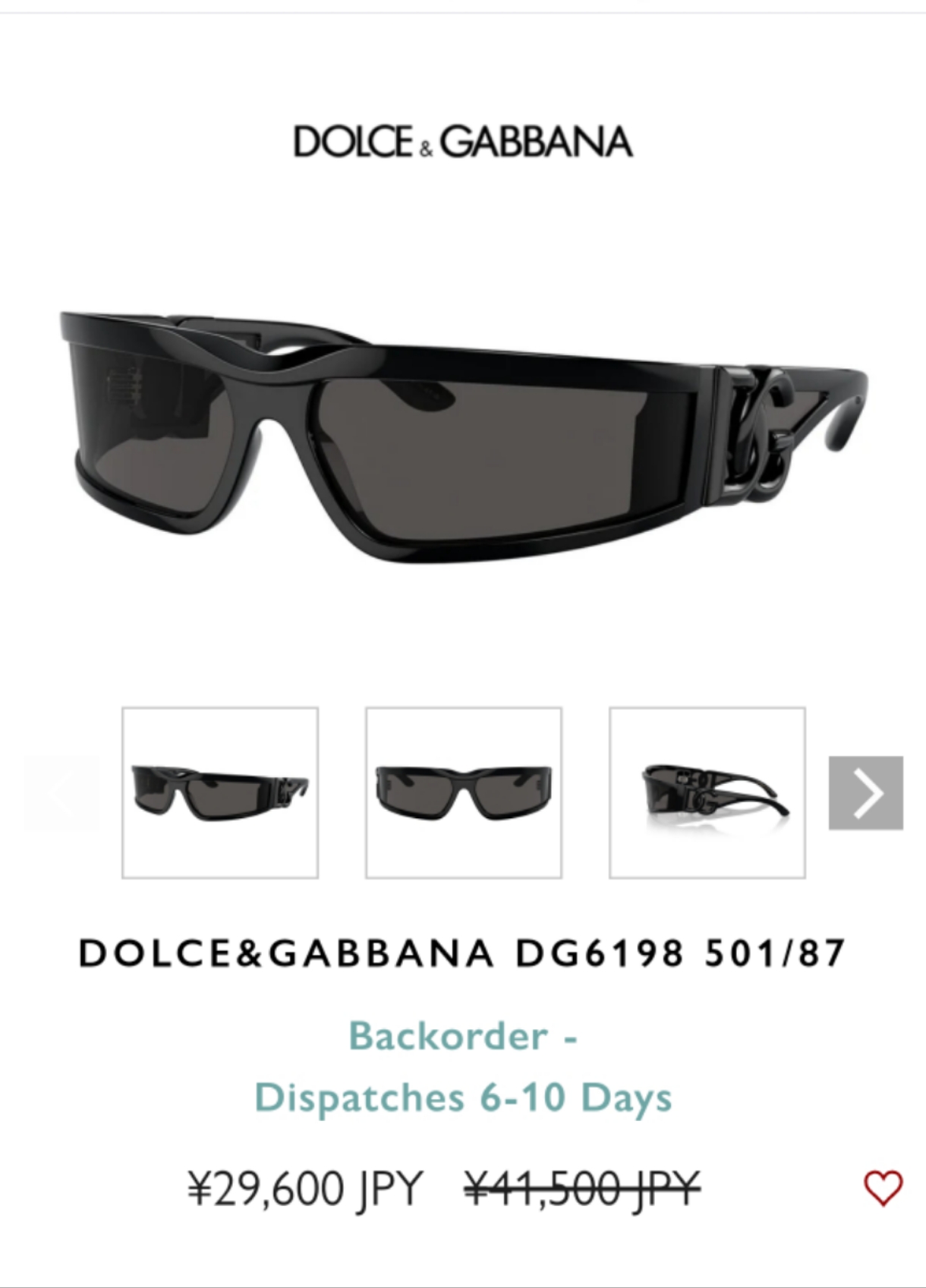 DOLCE & GABBAN*🌟🌟🌟MODEL：DG6198  🌟🌟🌟SIZE63口16-130🌟🌟🌟