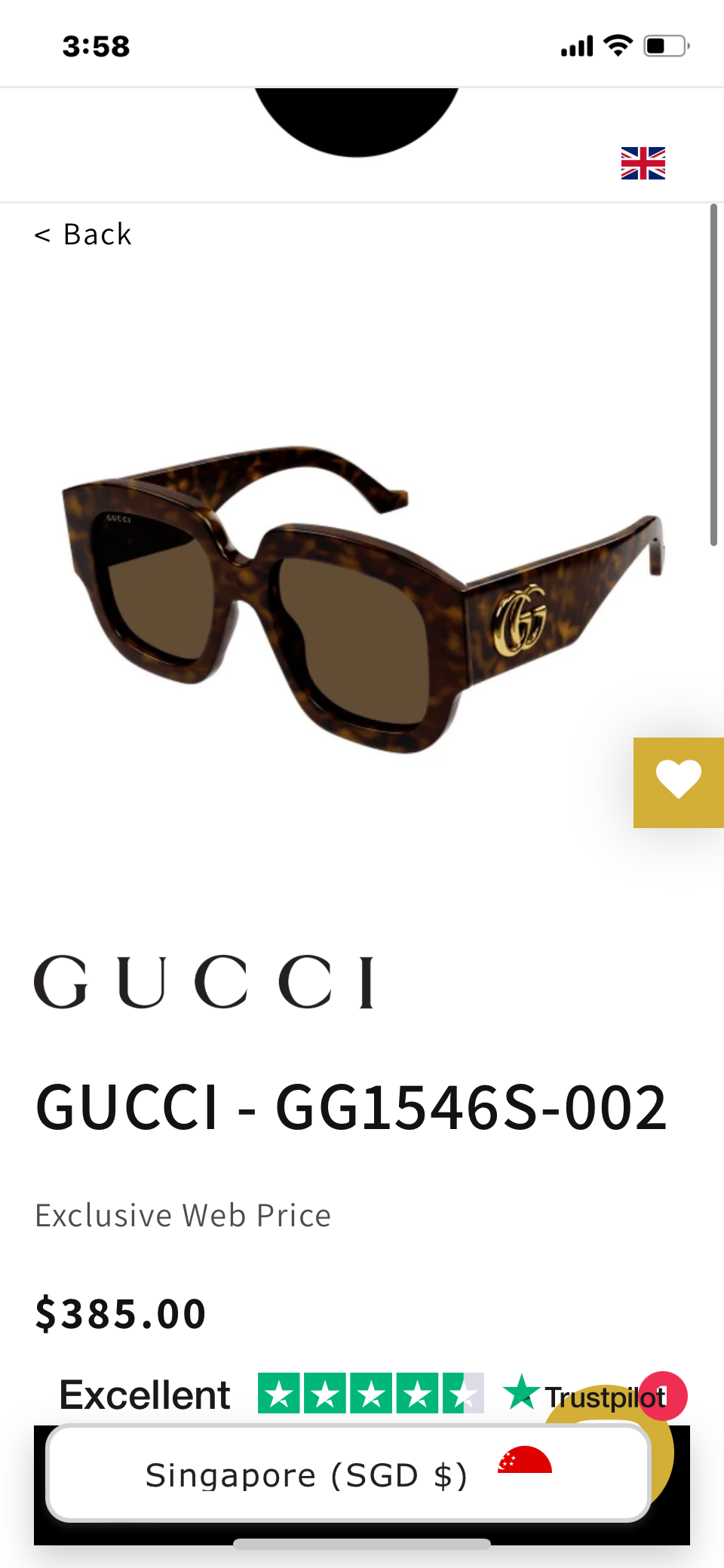 GUCC*🐝🐝🐝MODEL：GG1546S🐝🐝🐝SIZE：52口20-145🐝🐝🐝