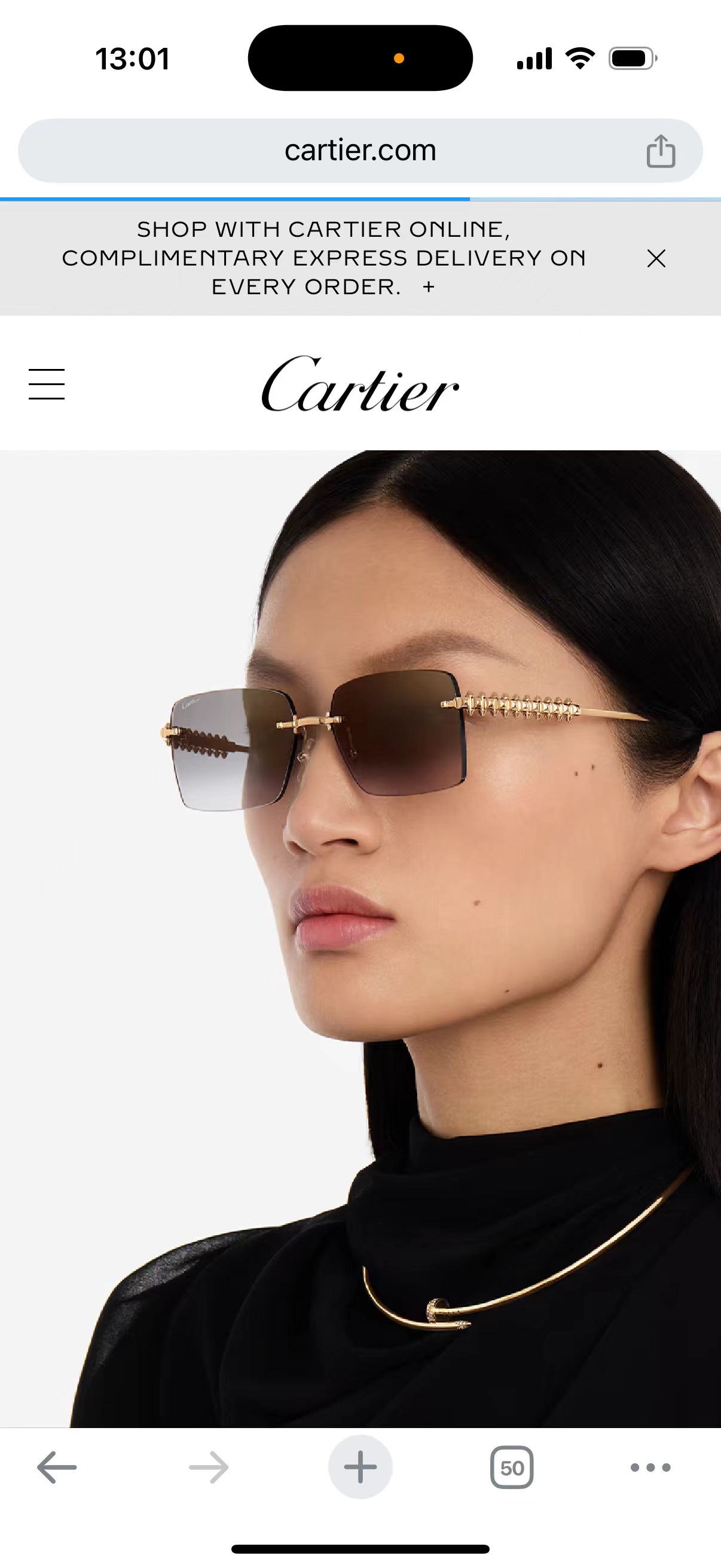 까르띠에 선글라스 72346 Cartier Sunglasses 이미지 4