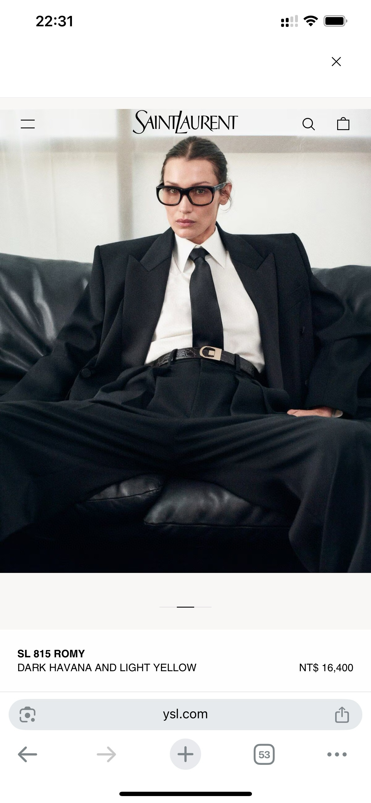 SAINT LAUREN*💫💫💫MODEL：SL 815 💫💫💫SIZE：66口10-145💫💫💫