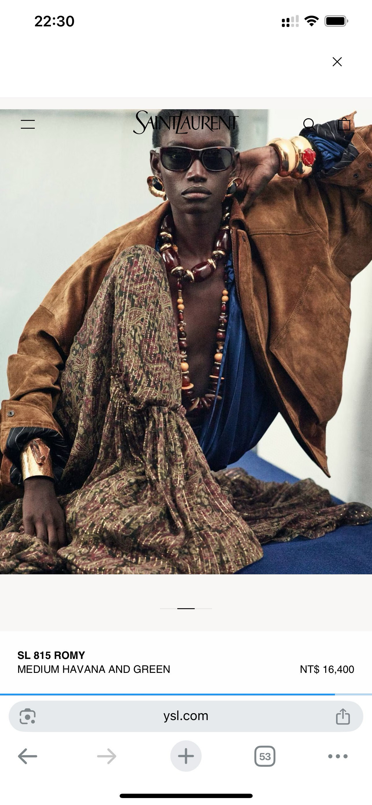 SAINT LAUREN*💫💫💫MODEL：SL 815 💫💫💫SIZE：66口10-145💫💫💫