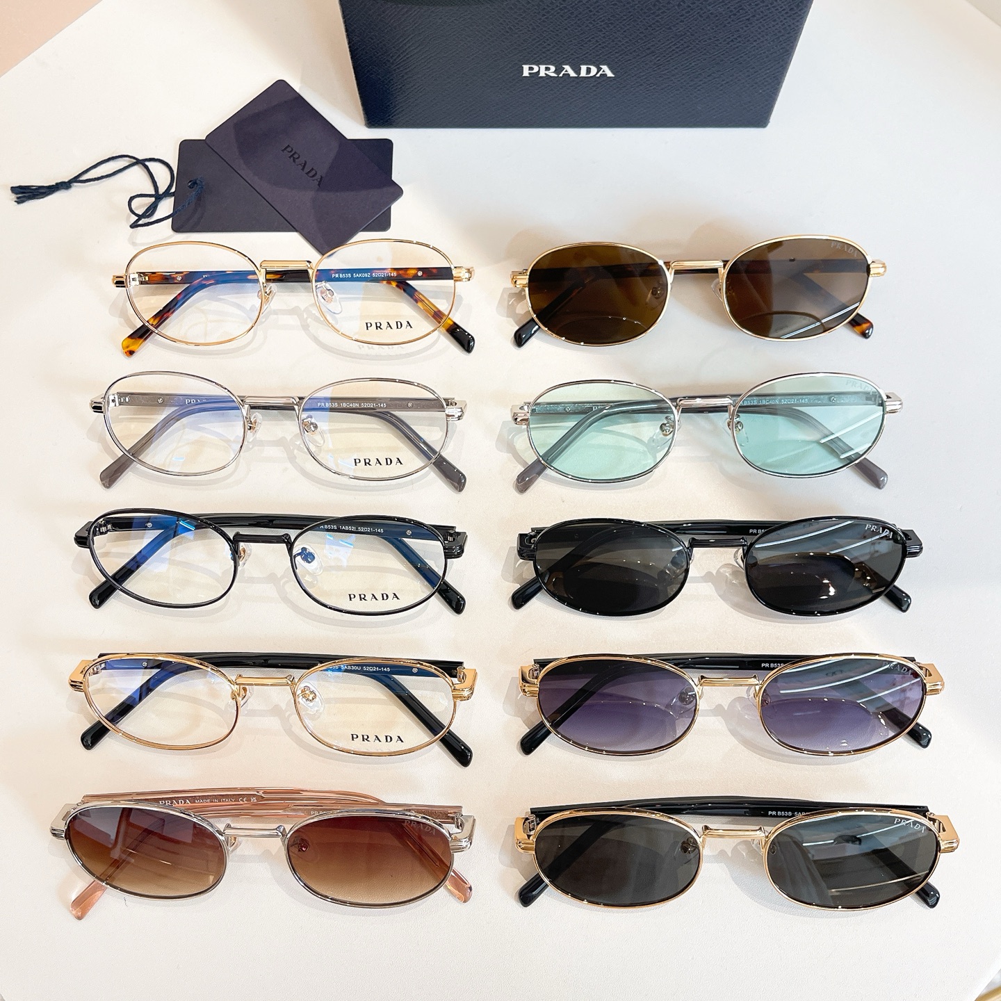 ￼ PRADA✨✨✨MODEL：PR B53S✨✨✨SIZE：52口21-145✨✨✨ 