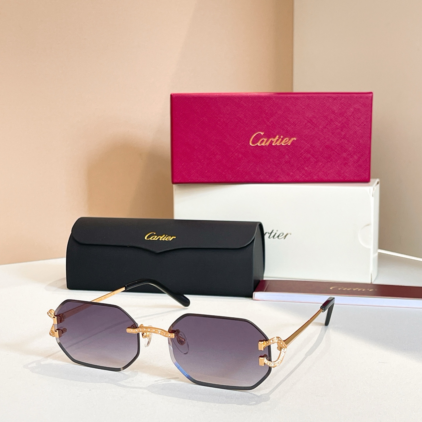 Cartie*✨✨✨MODEL：CT0589S✨✨✨SIZE 58口15-145✨✨✨太阳镜 变色片