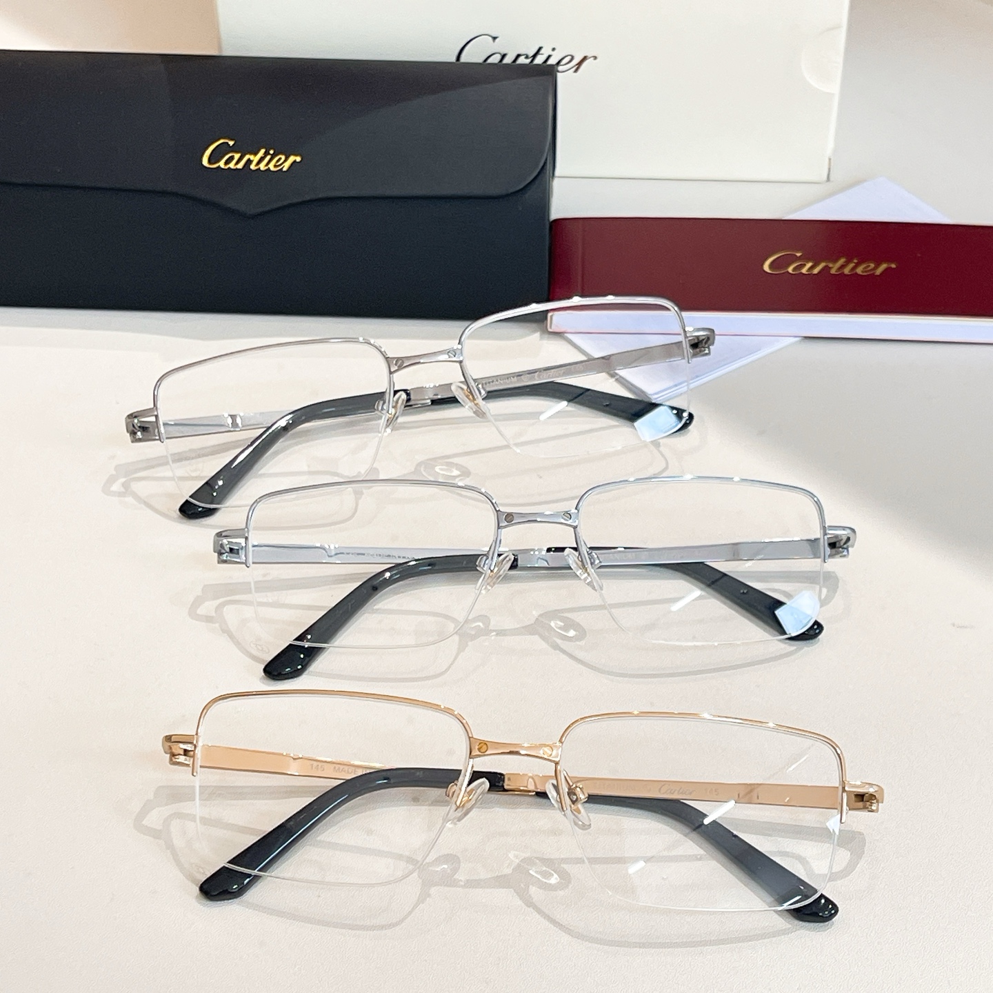 Cartie*✨✨✨MODEL：CT0554✨✨✨SIZE 58口18-137✨✨✨～～钛～～