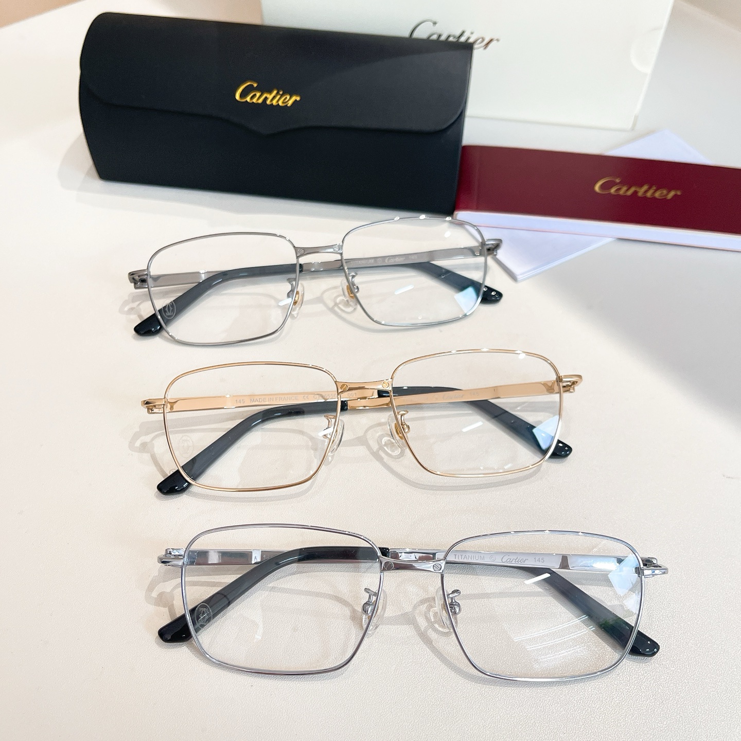Cartie*✨✨✨MODEL：CT0555✨✨✨SIZE 58口18-137✨✨✨～～钛～～