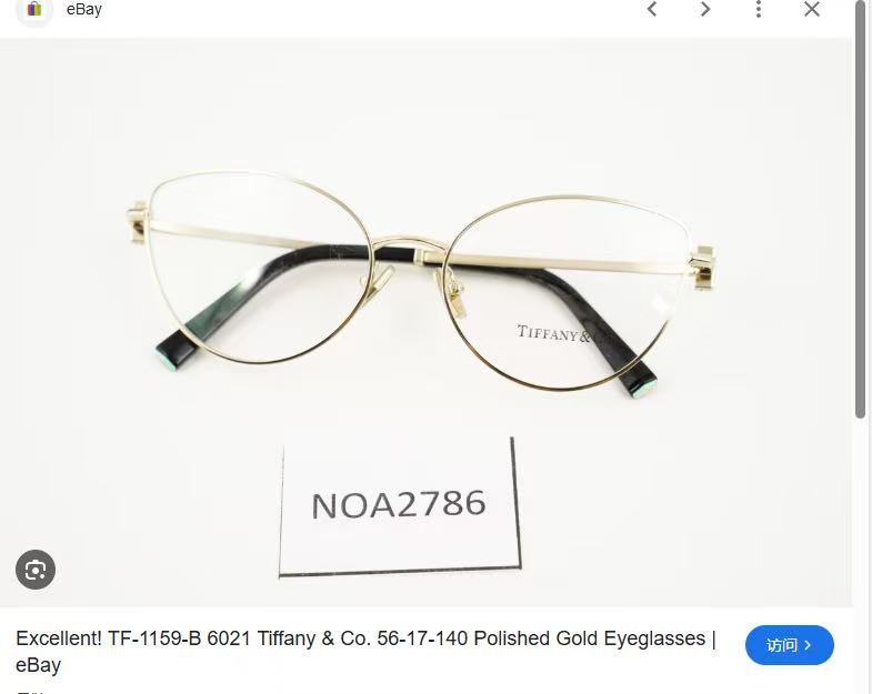 TIFFANY&Co.✨✨✨MODEL：TF1159B ✨✨✨ SIZE：60口17-140✨✨✨