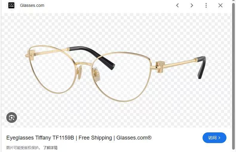 TIFFANY&Co.✨✨✨MODEL：TF1159B ✨✨✨ SIZE：60口17-140✨✨✨