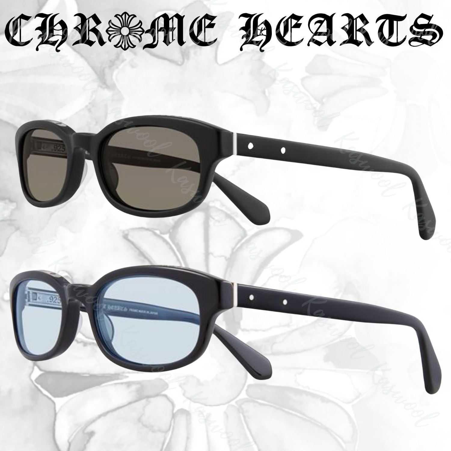 Chrome Hearts LOWRIDER Sunglasses Black Frame, Gray Lens, 52mm 8 i1746861098762 2692 0 6