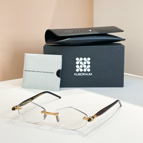 Kuboraum Maske P130 Rimless Octagon Eyeglasses Gold/Tortoise, Size 52-18-145 1 Kuboraum Maske P130 Rimless Octagon Eyeglasses Gold/Tortoise, Size 52-18-145