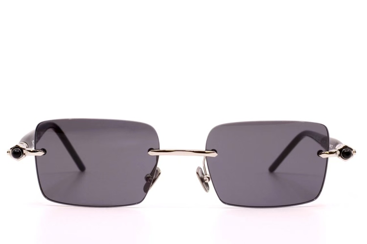 KUBORAUM Maske P126 Rectangular Rimless Sunglasses | Size 54-18-145 1 KUBORAUM Maske P126 Rectangular Rimless Sunglasses | Size 54-18-145