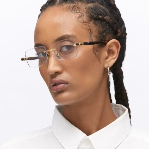 KUBORAUM Maske P126 Rimless Sunglasses - Gold Frame with Clear Lenses 1 KUBORAUM Maske P126 Rimless Sunglasses - Gold Frame with Clear Lenses