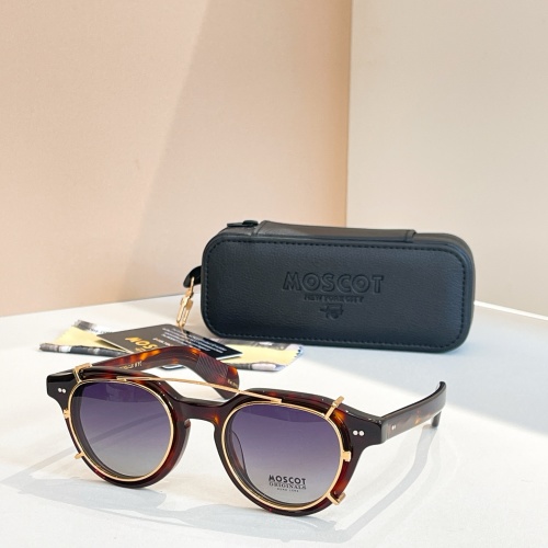 MOSCOT BAITSIM Clip-On Sunglasses, 48mm, Tortoise Frame with Grey Lens 1 MOSCOT BAITSIM Clip-On Sunglasses, 48mm, Tortoise Frame with Grey Lens