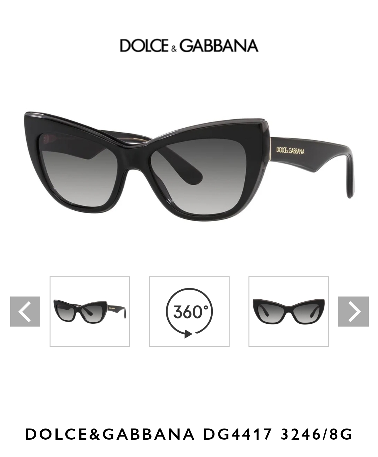 DOLCE & GABBAN*🌟🌟🌟MODEL：DG4417🌟🌟🌟SIZE54口18-145🌟🌟🌟