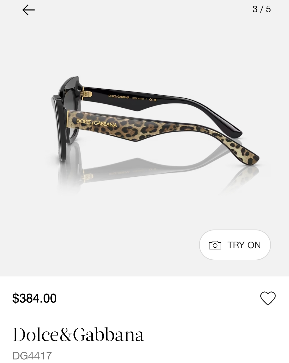 DOLCE & GABBAN*🌟🌟🌟MODEL：DG4417🌟🌟🌟SIZE54口18-145🌟🌟🌟