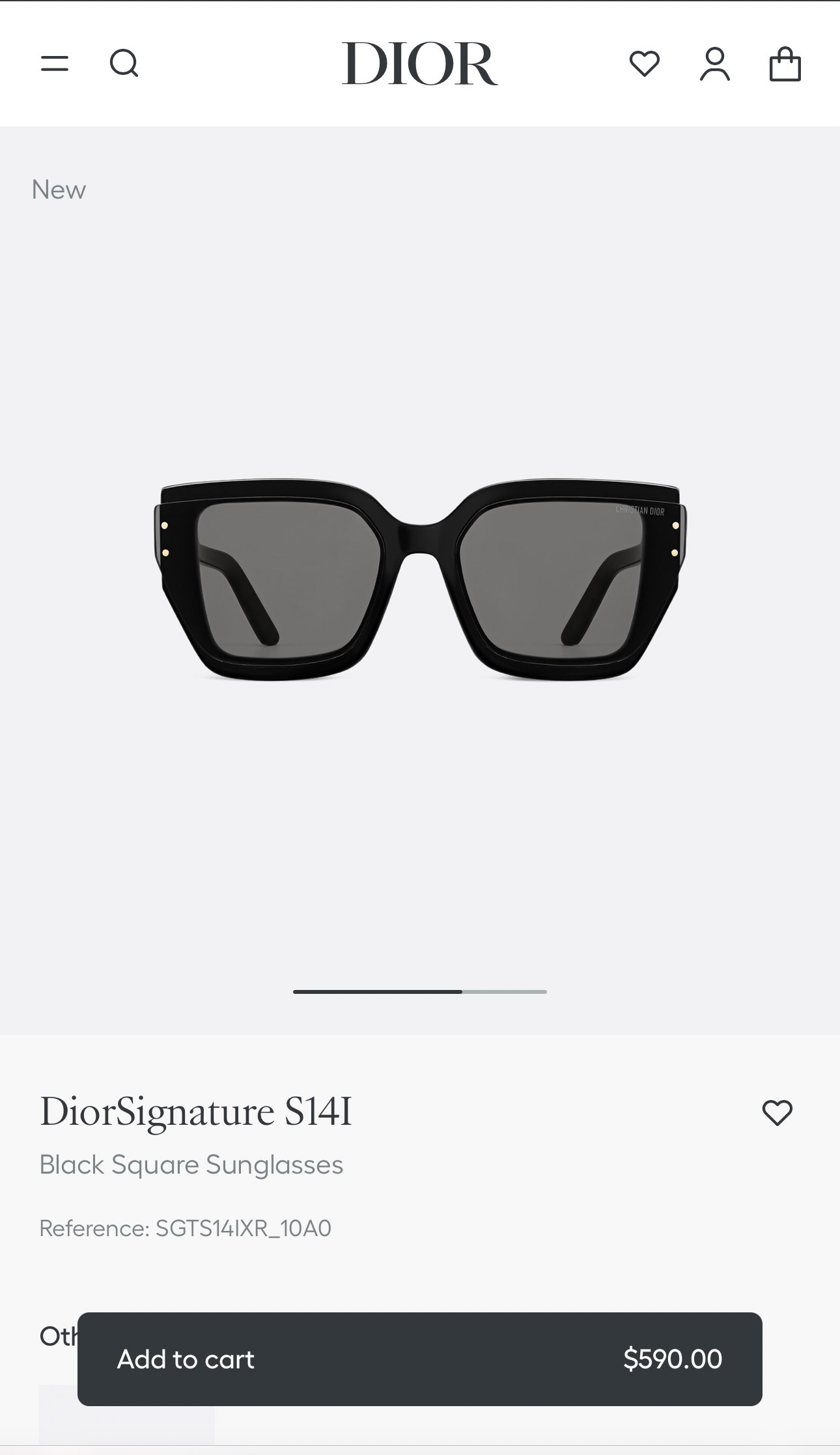 DIO*
Dior Tribales S14I
SIZE：64口19-140
