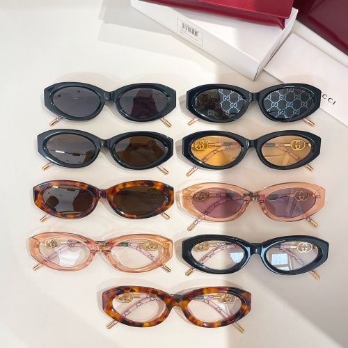 Gucci 2007SK Women's Oval Sunglasses | 5520-145 Size 1 Gucci 2007SK Women's Oval Sunglasses | 5520-145 Size