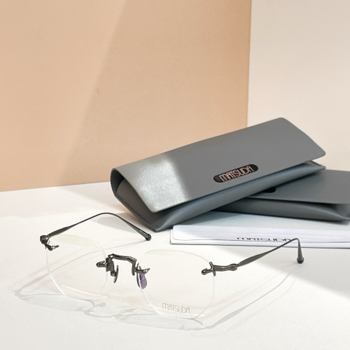 Matsuda M3014 Rimless Eyeglasses, Titanium Frame, Lightweight & Comfortable 1 Matsuda M3014 Rimless Eyeglasses, Titanium Frame, Lightweight & Comfortable
