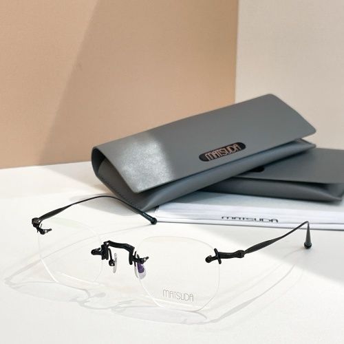 Matsuda M3014 Rimless Titanium Eyeglasses - Size 47-22-145
