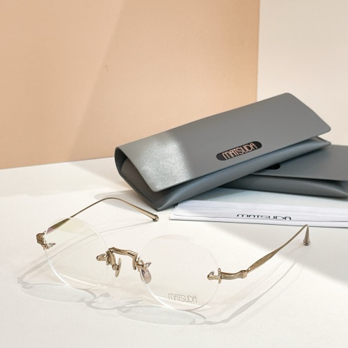 Matsuda M3015 Round Titanium Frame Glasses - Unisex, Lightweight, Comfortable 1 Matsuda M3015 Round Titanium Frame Glasses - Unisex, Lightweight, Comfortable