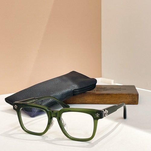 CHROME HEARTS CH8200 Green Frame Eyeglasses - Size 5320-154 1 CHROME HEARTS CH8200 Green Frame Eyeglasses - Size 5320-154