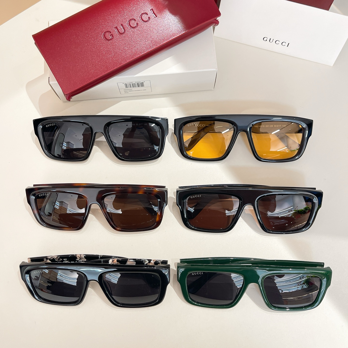 GUCC*🐝🐝🐝MODEL：GG1461S🐝🐝🐝SIZE：55口17-140🐝🐝🐝