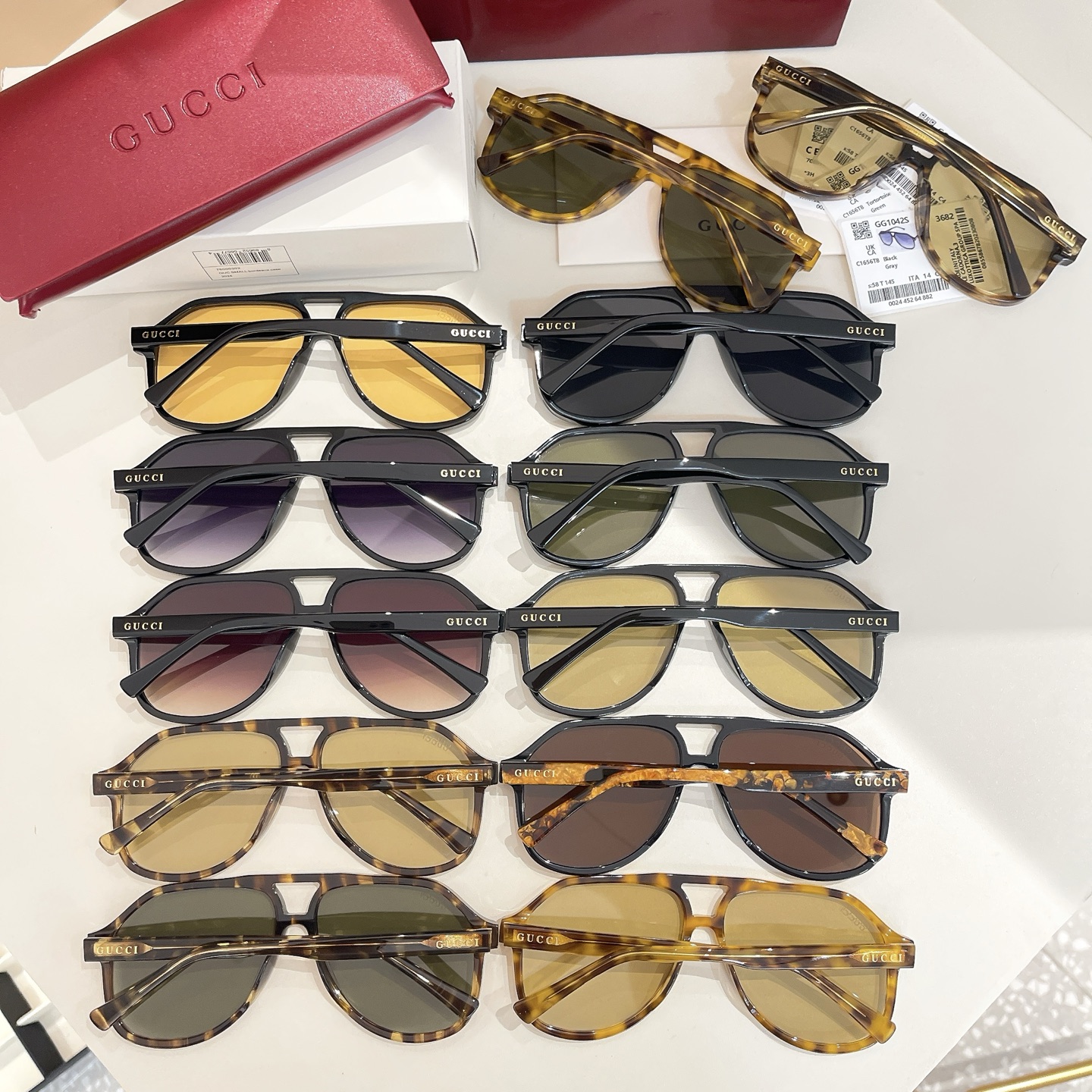GUCCI✨✨MODEL：GG1042S✨✨✨ SIZE：58口14-145✨✨✨ 