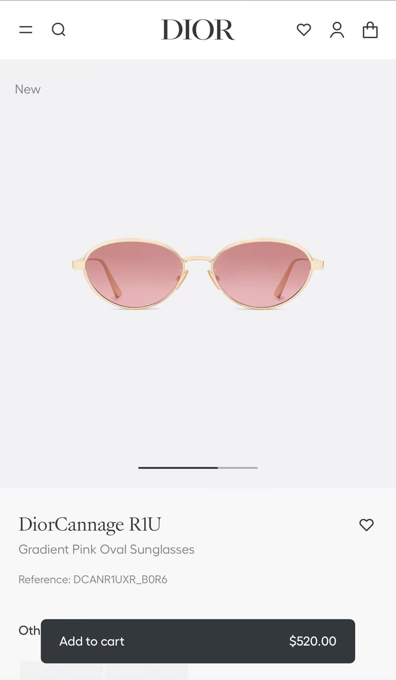 DIO*🌟🌟🌟DiorCannage R1U 🌟🌟🌟SIZE：55口18-140🌟🌟