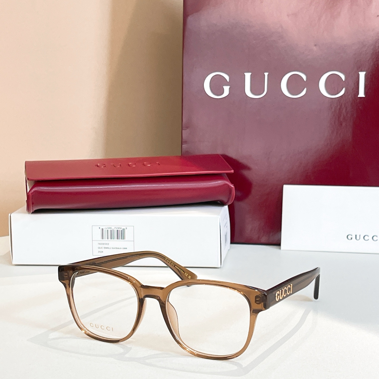GUCC*🐝🐝🐝MODEL GG1746OA🐝🐝🐝SIZE 52口18-145🐝🐝🐝