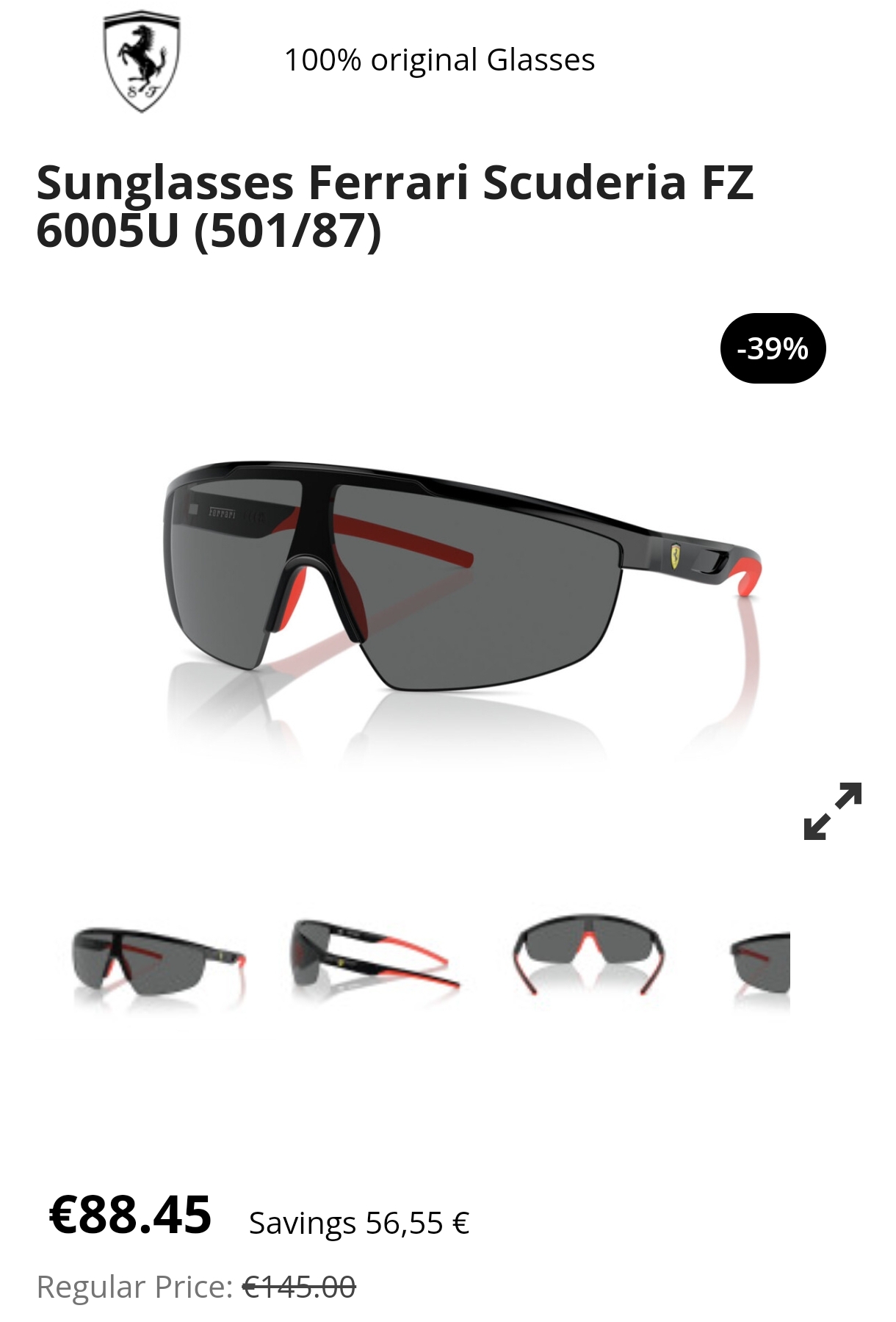FERRAR*🐎🐎🐎MODELFZ 6005U. SiZE140口0 120🐎🐎🐎